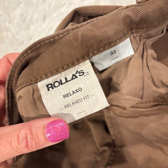 Rolla’s Classic Cut Off Relaxed Fit Pants Short Size 33 - Picture 2 of 9